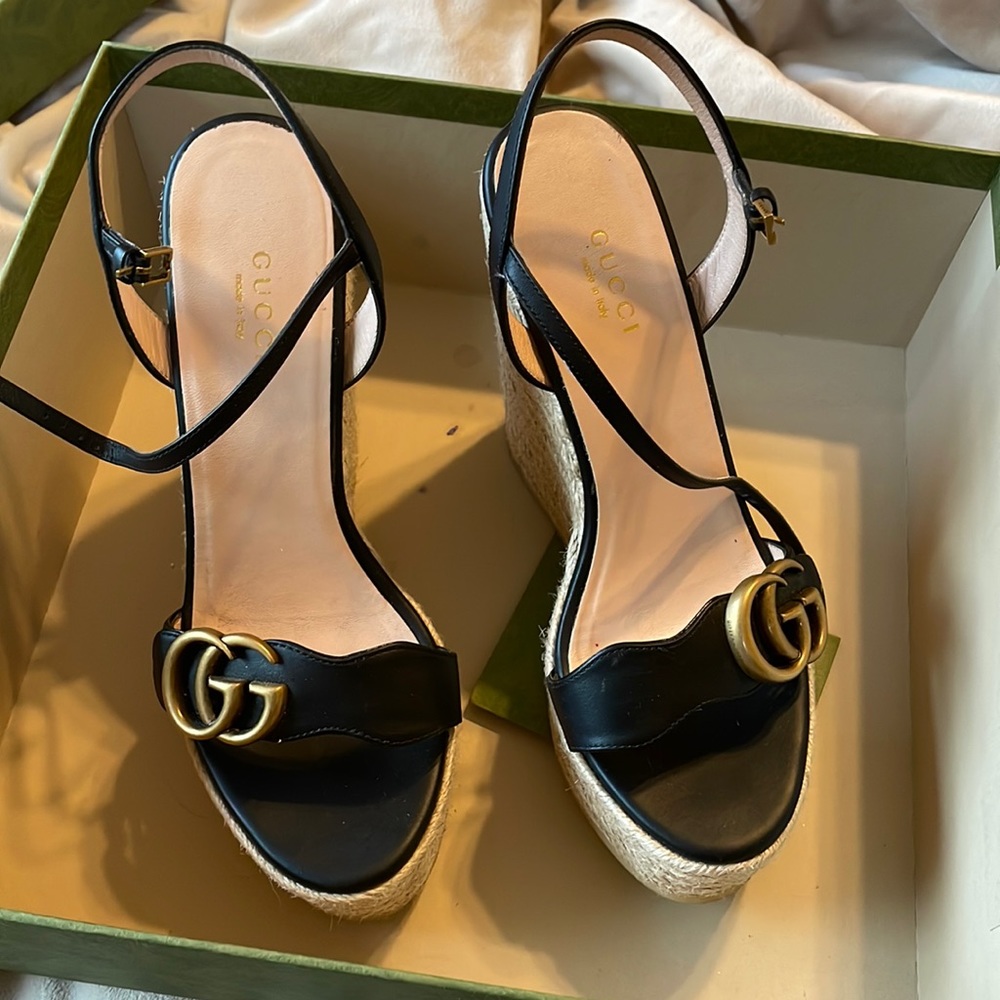 Authentic Gucci Platform Espadrilles